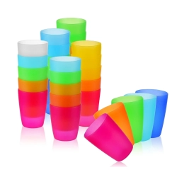 Kubek kubki plastkowe dla dzieci do przedszkola szkoły kpl. 30 szt 250ml mix kolor sg